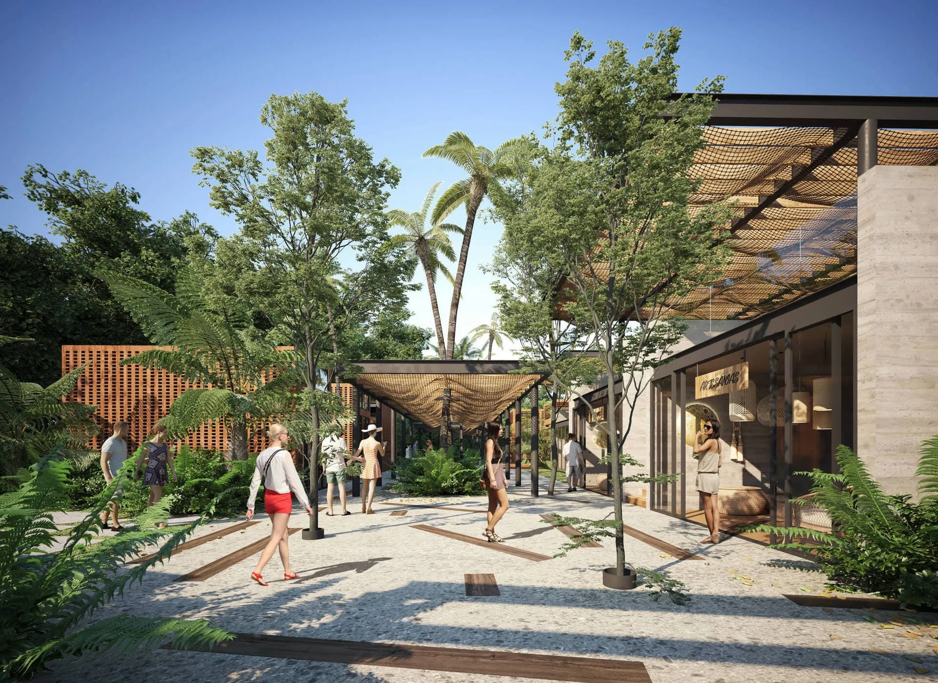 Area comercial Xalet Residences